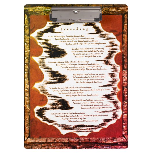 Suche Klemmbrett (Vorderseite)