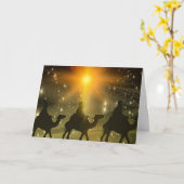 Suche nach 3 klugen Männern" Karte (Gelbe Blume)