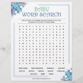 Suche nach Baby Word [Blauer Flor] Briefbogen
