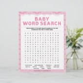 Suche nach Baby Word [Luxus-Spitze [Rosa] Briefbogen (Stehend Vorderseite)