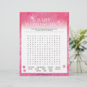 Suche nach Baby Word [Schneepinke] Briefbogen (Stehend Vorderseite)