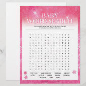 Suche nach Baby Word [Schneepinke] Briefbogen (Vorne/Hinten)