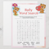 Suche nach Baby Word [Teddy Bears] Briefbogen (Vorne/Hinten)