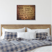 Suche nach Bedeutung - Glaube Leinwanddruck (Insitu (Schlafzimmer))