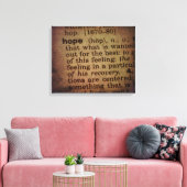 Suche nach Bedeutung - Hoffnung Leinwanddruck (Insitu (Wohnzimmer))