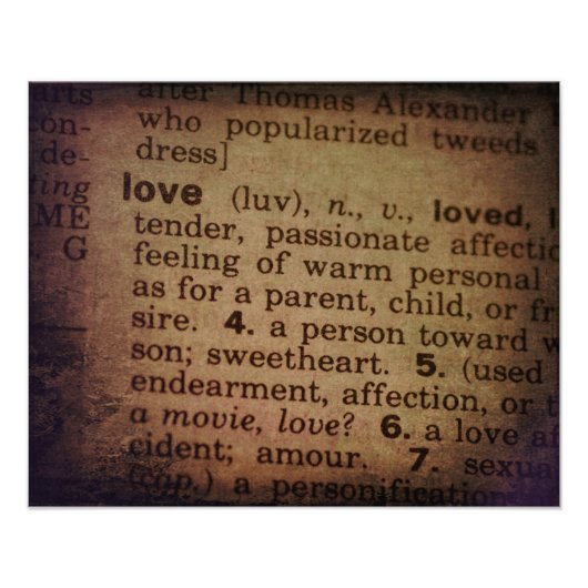 Suche nach Bedeutung - Liebe Fotodruck (Vorne)