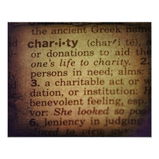 Suche nach Bedeutung - Wohltätigkeit Fotodruck (Vorne)