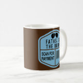 Suche nach Bezahlung Vater der Braut Hochzeit Kaffeetasse (VorderseiteRechts)