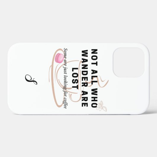 Suche nach Coffee Quote Monogram Case-Mate iPhone Hülle (Rückseite (Horizontal))