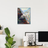 Suche nach dem Bild der Schafe auf der Leinwand Poster (Heimbüro)