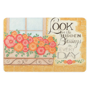Suche nach den verborgenen Segnungen  4" x 6" Magn Magnet