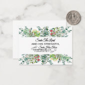 Suche nach der Lord-Graurahmenschrift Mitteilungskarte (Vorderseite/Rückseite Beispiel)