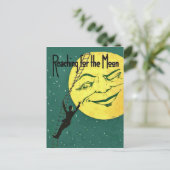 Suche nach der Mondpostkarte Postkarte (Stehend Vorderseite)