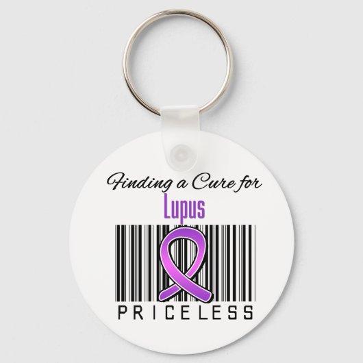 Suche nach einer Heilung für Lupus PRICELESS Schlüsselanhänger (Vorderseite)