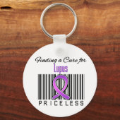 Suche nach einer Heilung für Lupus PRICELESS Schlüsselanhänger (Vorderseite)