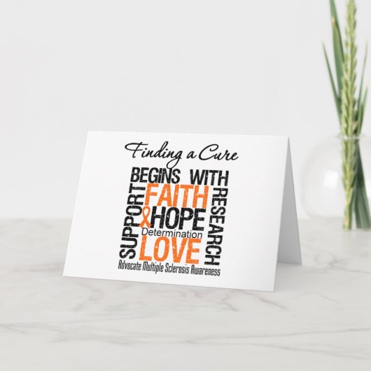 Suche nach einer Heilung für Multiple Sklerose Karte (Vorderseite)