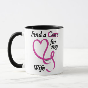 Suche nach einer Heilung/Herz/Ehefrau...Brustkrebs Tasse