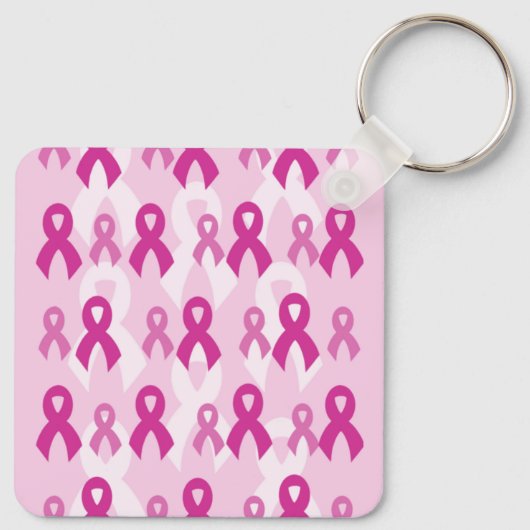 Suche nach einer Heilung/Herz/Oma...Brustkrebs Schlüsselanhänger (Rückseite)