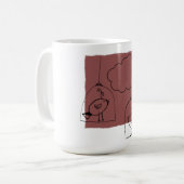 Suche nach Freiheit Kaffeetasse (Vorderseite Links)