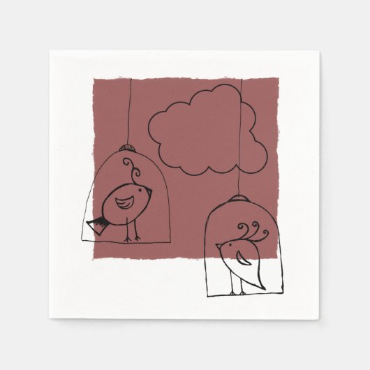 Suche nach Freiheit Serviette (Vorderseite)