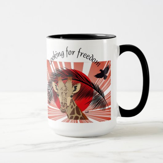 Suche nach Freiheit Tasse (Rechts)