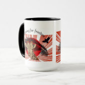 Suche nach Freiheit Tasse (Vorderseite Links)
