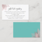 Suche nach guten Geschenklisten Registrierungsnumm Visitenkarte (Vorne/Hinten)