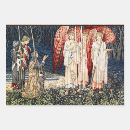 Suche nach Heiligem Gral, Bewahrung, Ritterabfahrt Geschenkpapier Set (Vorderseite 3)