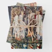 Suche nach Heiligem Gral, Bewahrung, Ritterabfahrt Geschenkpapier Set (Beispiel)
