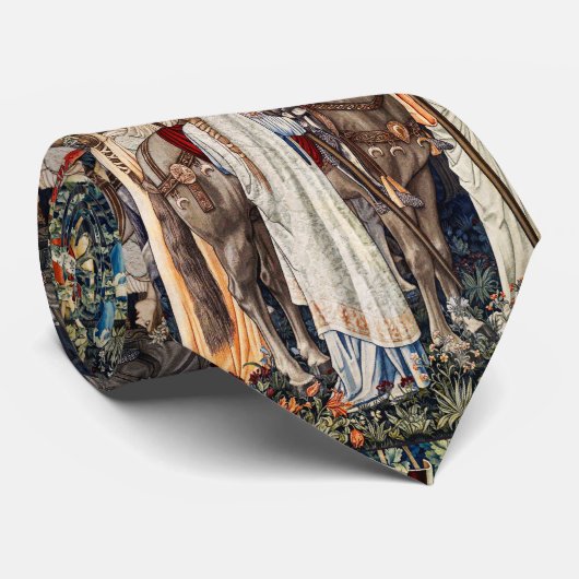 Suche nach Heiligem Gral, Bewahrung, Ritterabfahrt Krawatte (Gerollt)