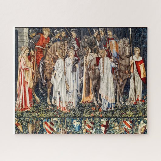 Suche nach Heiligem Gral, Bewahrung, Ritterabfahrt Puzzle (Horizontal)