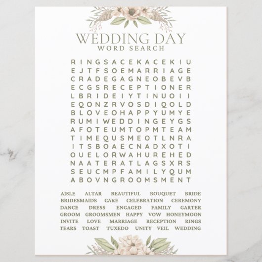 Suche nach Hochzeiten und Empfang (Vorderseite)