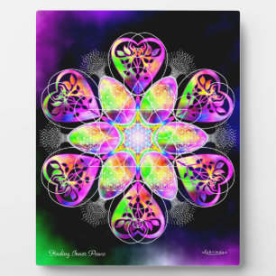 Suche nach innerer Ruhe Fotoplatte