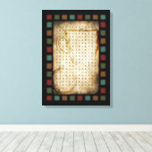 Suche nach Kaffeemarken Leinwanddruck (Insitu (Holzboden))