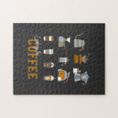 Suche nach köstlichen Kaffee-Drinks Puzzle (Horizontal)