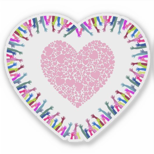 Suche nach Liebe Aufkleber (Vorderseite)