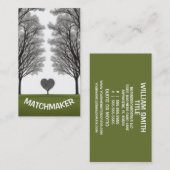 Suche nach Liebe Matchmaker Visitenkarte (Vorne/Hinten)