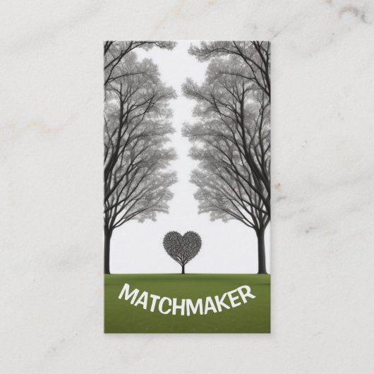 Suche nach Liebe Matchmaker Visitenkarte (Vorderseite)