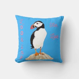 Suche nach Liebe Puffin Kissen