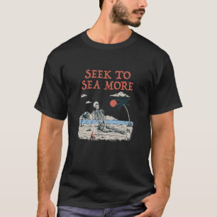 Suche nach Meer mehr Strand Sommer Meer tropischen T-Shirt
