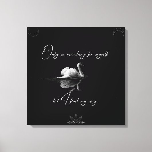 Suche nach meinem Weg Leinwanddruck (Vorderseite)