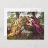 Suche nach Moses durch Tintoretto Postkarte (Vorne/Hinten)