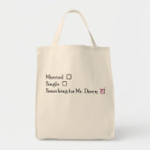 Suche nach Mr. Darcy Tote Bag Tragetasche (Vorne)