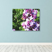 Suche nach Nector und Pollen Honey Bee and Lilac Leinwanddruck (Insitu (Holzboden))