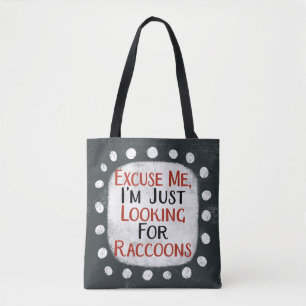 Suche nach Raccoons Tote Bag Tasche