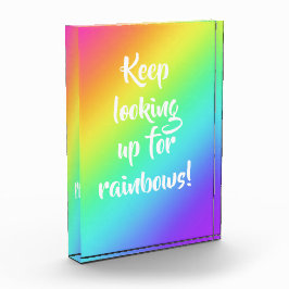 Suche nach Rainbows-Foto-Block behalten Fotoblock