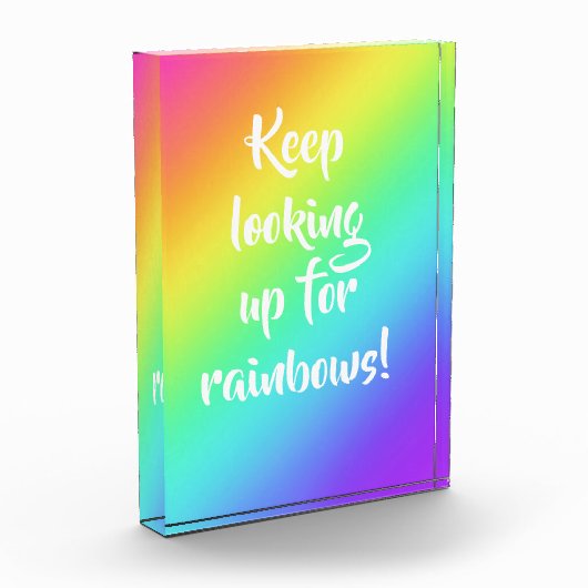 Suche nach Rainbows-Foto-Block behalten Fotoblock (Links)