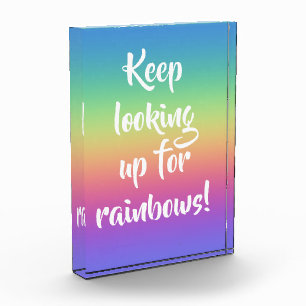 Suche nach Rainbows-Foto-Block behalten Fotoblock