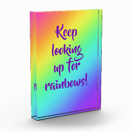 Suche nach Rainbows-Foto-Block behalten Fotoblock