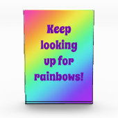 Suche nach Rainbows-Foto-Block behalten Fotoblock (Vorderseite)